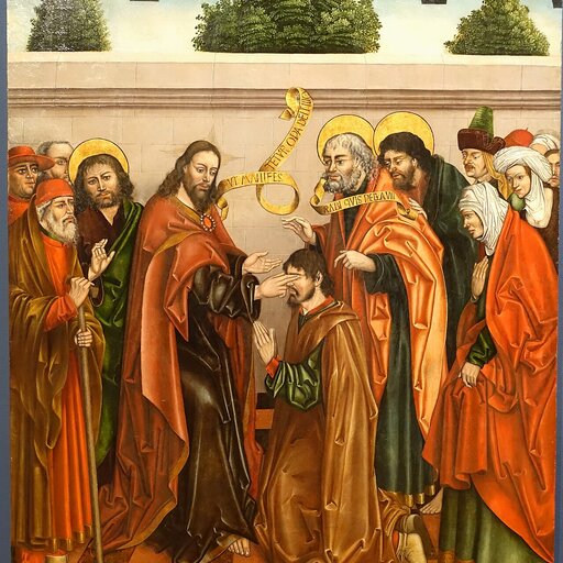 Bartimaeus, painted