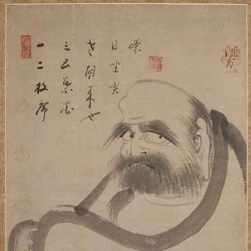 Bodhidharma, painted