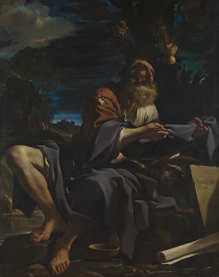 Elijah, painted