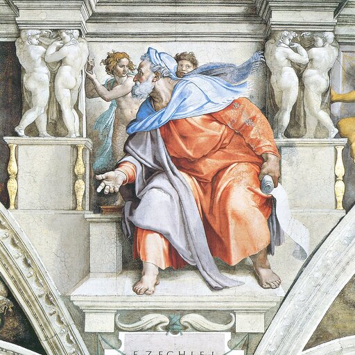 Ezekiel, painted
