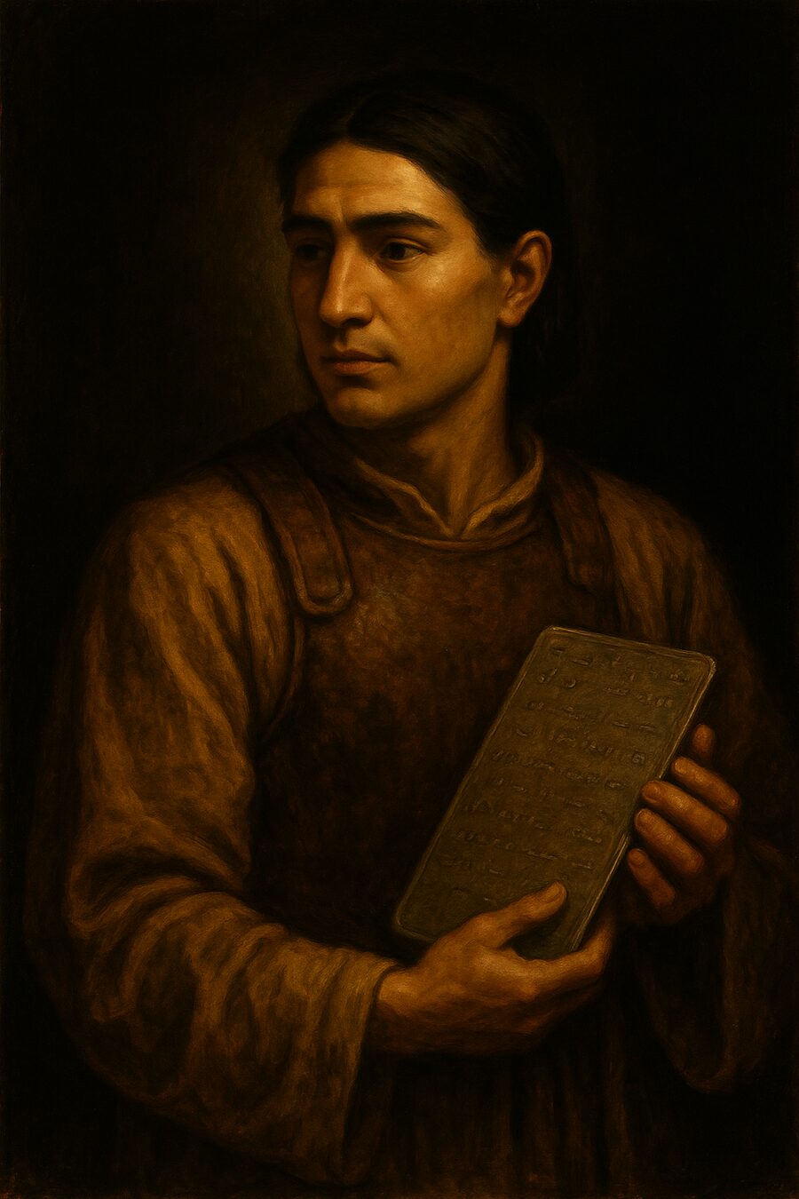 Helaman, son of Alma, painted