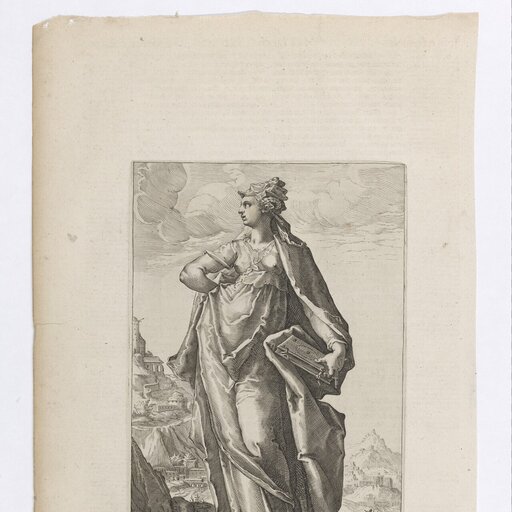Huldah, painted
