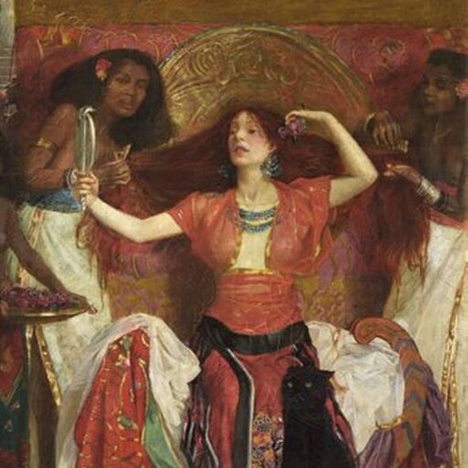 Jezebel, painted