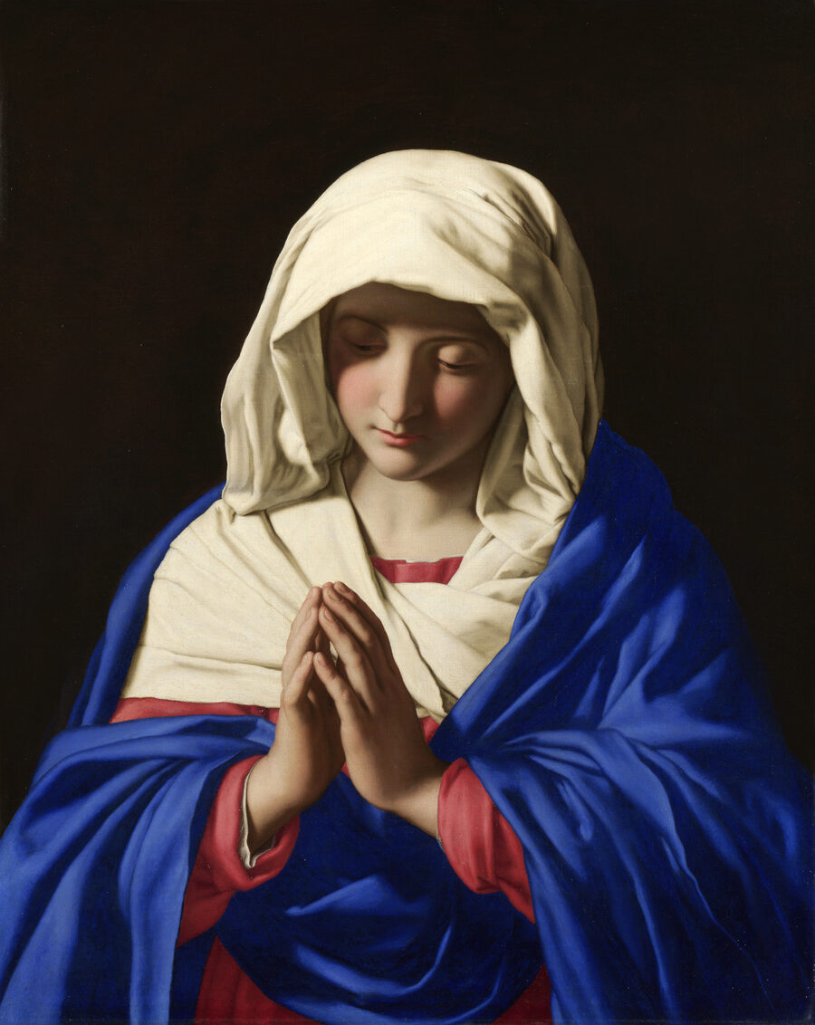 Mary, Mother of Jesus, painted