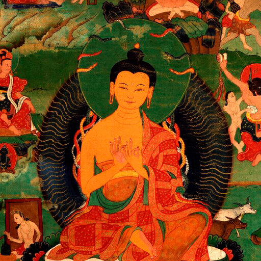 Nagarjuna, painted