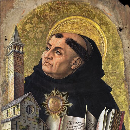 Thomas Aquinas, painted