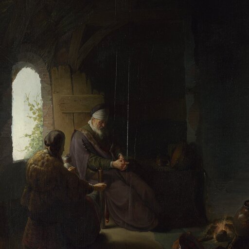 Tobit, painted