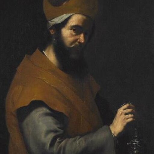 Zechariah the Priest, painted