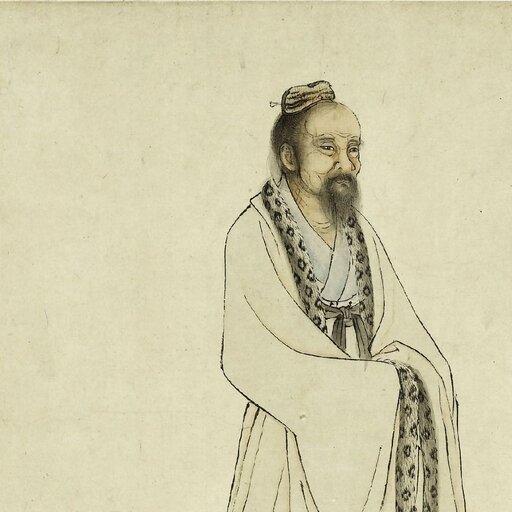 Zhuangzi, painted